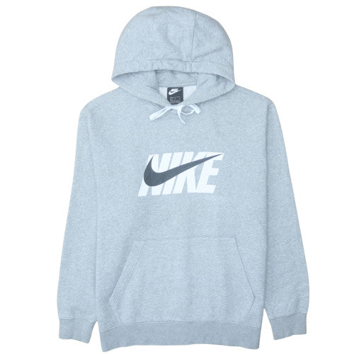 Mens UK Size L Nike Grey Pullover Hoodie