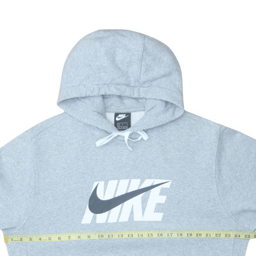Mens UK Size L Nike Grey Pullover Hoodie
