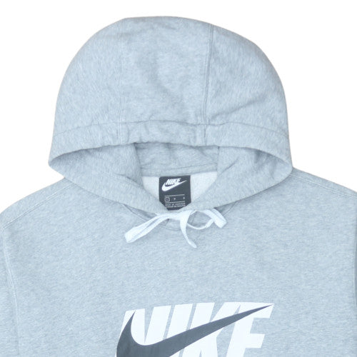 Mens UK Size L Nike Grey Pullover Hoodie