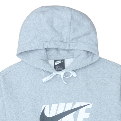 Mens UK Size L Nike Grey Pullover Hoodie