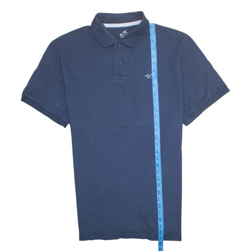 Hollister Men’s Blue 2XL Slim Fit Stretch Polo Shirt