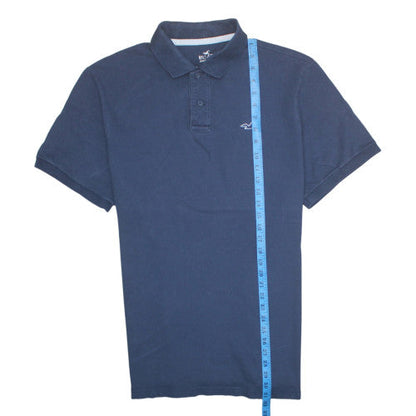 Hollister Men’s Blue 2XL Slim Fit Stretch Polo Shirt