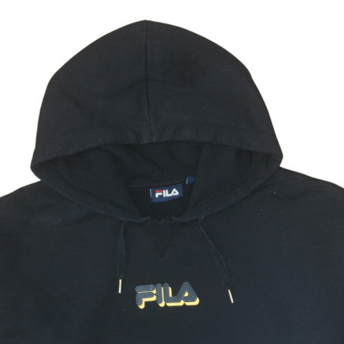 Mens UK Size L Fila Black Pullover Hoodie