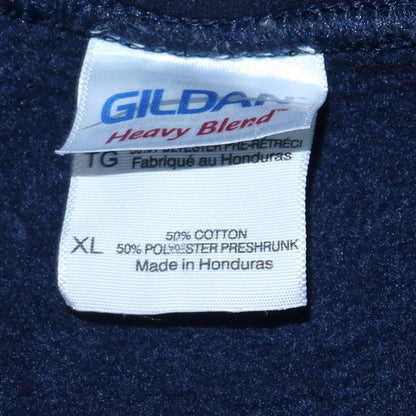 Womens UK Size XL Gildan Blue Pullover Sweatshirt