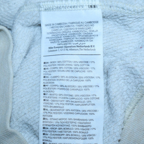 Mens UK Size S Nike Grey Pullover Hoodie