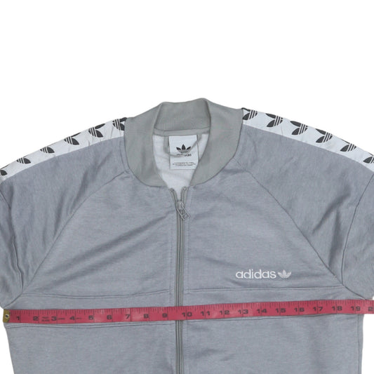 Mens UK Size S adidas Grey Full Zip Sweatshirt
