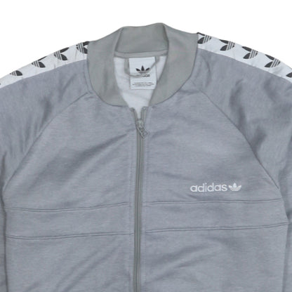 Mens UK Size S adidas Grey Full Zip Sweatshirt