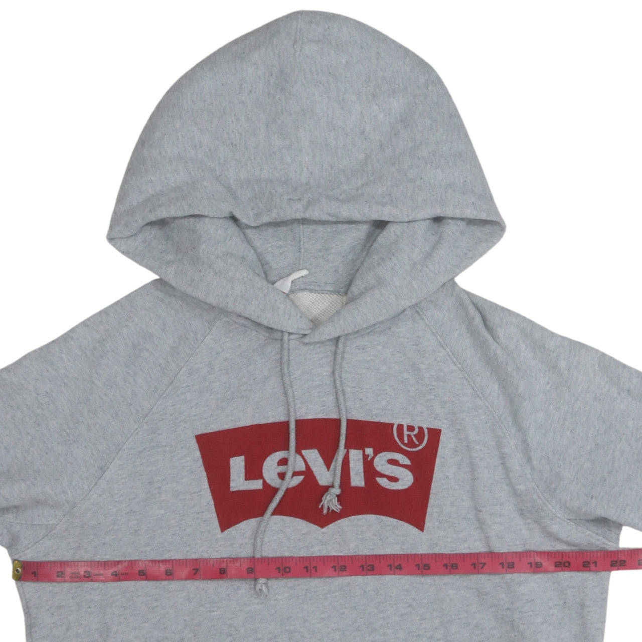 Mens UK Size M Levi's Grey Pullover Hoodie