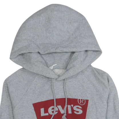 Mens UK Size M Levi's Grey Pullover Hoodie