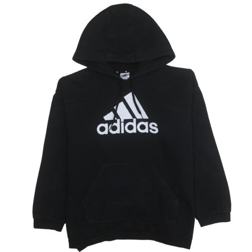 Mens UK Size L Adidas Black Pullover Hoodie