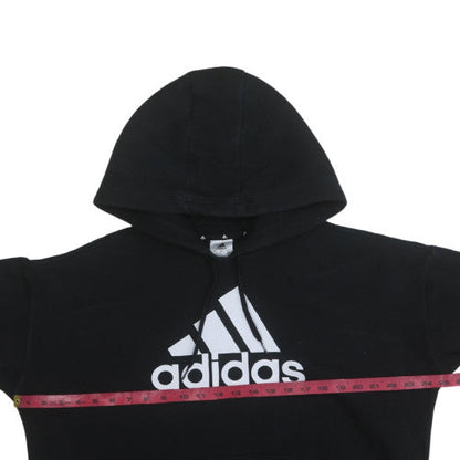 Mens UK Size L Adidas Black Pullover Hoodie