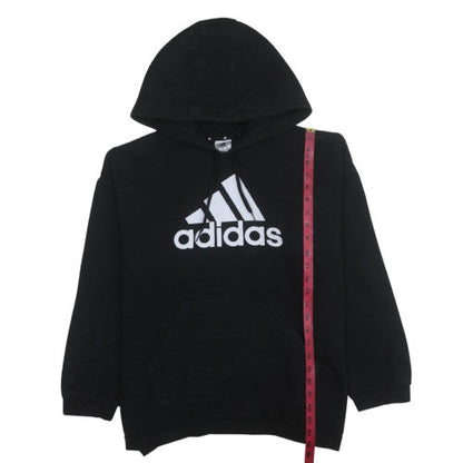 Mens UK Size L Adidas Black Pullover Hoodie