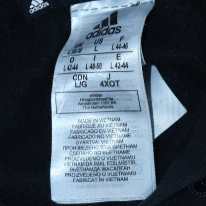 Mens UK Size L Adidas Black Pullover Hoodie