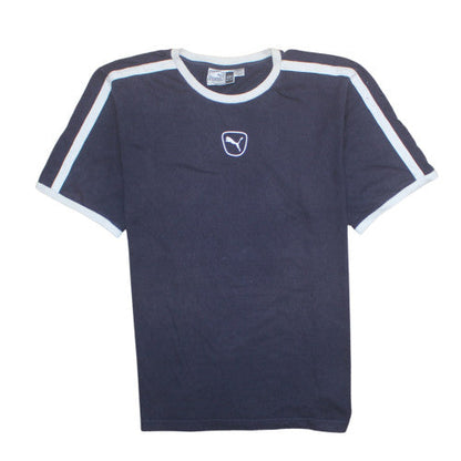 Puma Men's Blue Crew Neck 2XL Sports T-Shirt