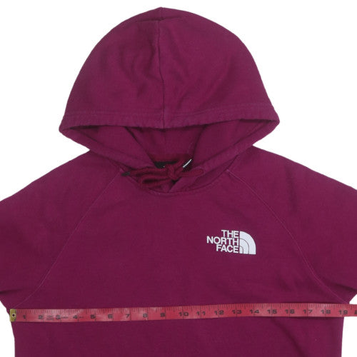 Womens UK Size S The North Face Purple Pullover Hoodie