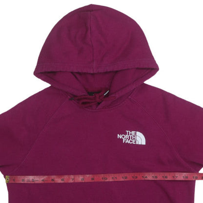 Womens UK Size S The North Face Purple Pullover Hoodie