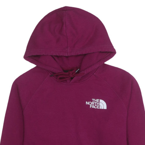 Womens UK Size S The North Face Purple Pullover Hoodie