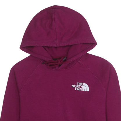 Womens UK Size S The North Face Purple Pullover Hoodie