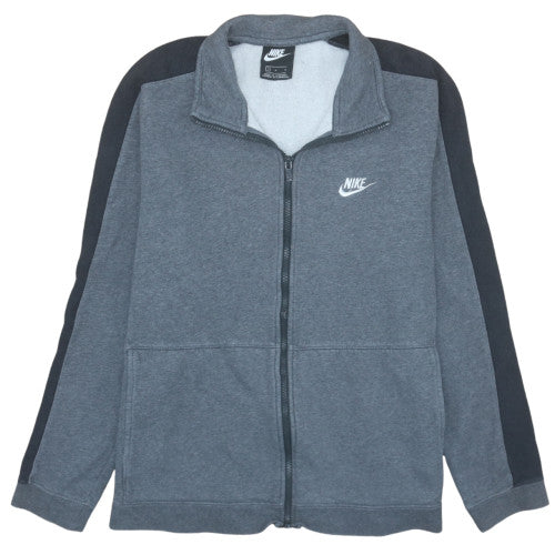 Mens UK Size L Nike Grey Full Zip Sweatshirt