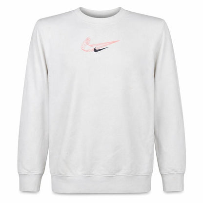 Mens UK Size M Nike White Pullover Sweatshirt