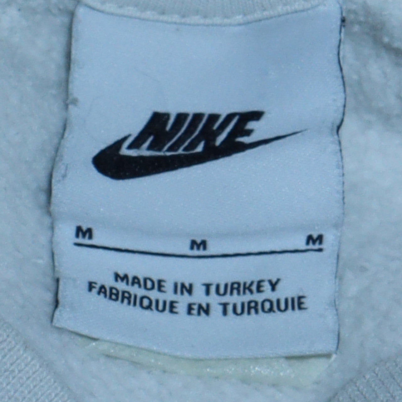 Mens UK Size M Nike White Pullover Sweatshirt
