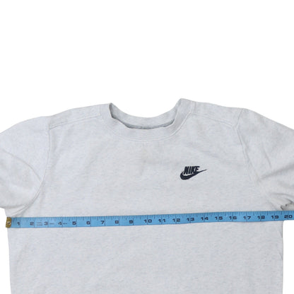 Mens UK Size S Nike Grey Pullover Sweatshirt