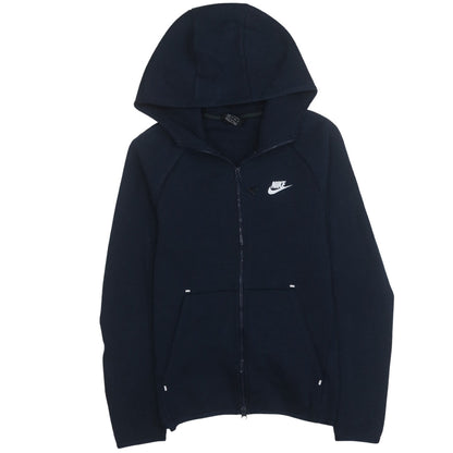 Mens UK Size XS Nike Blue Full Zip Hoodie