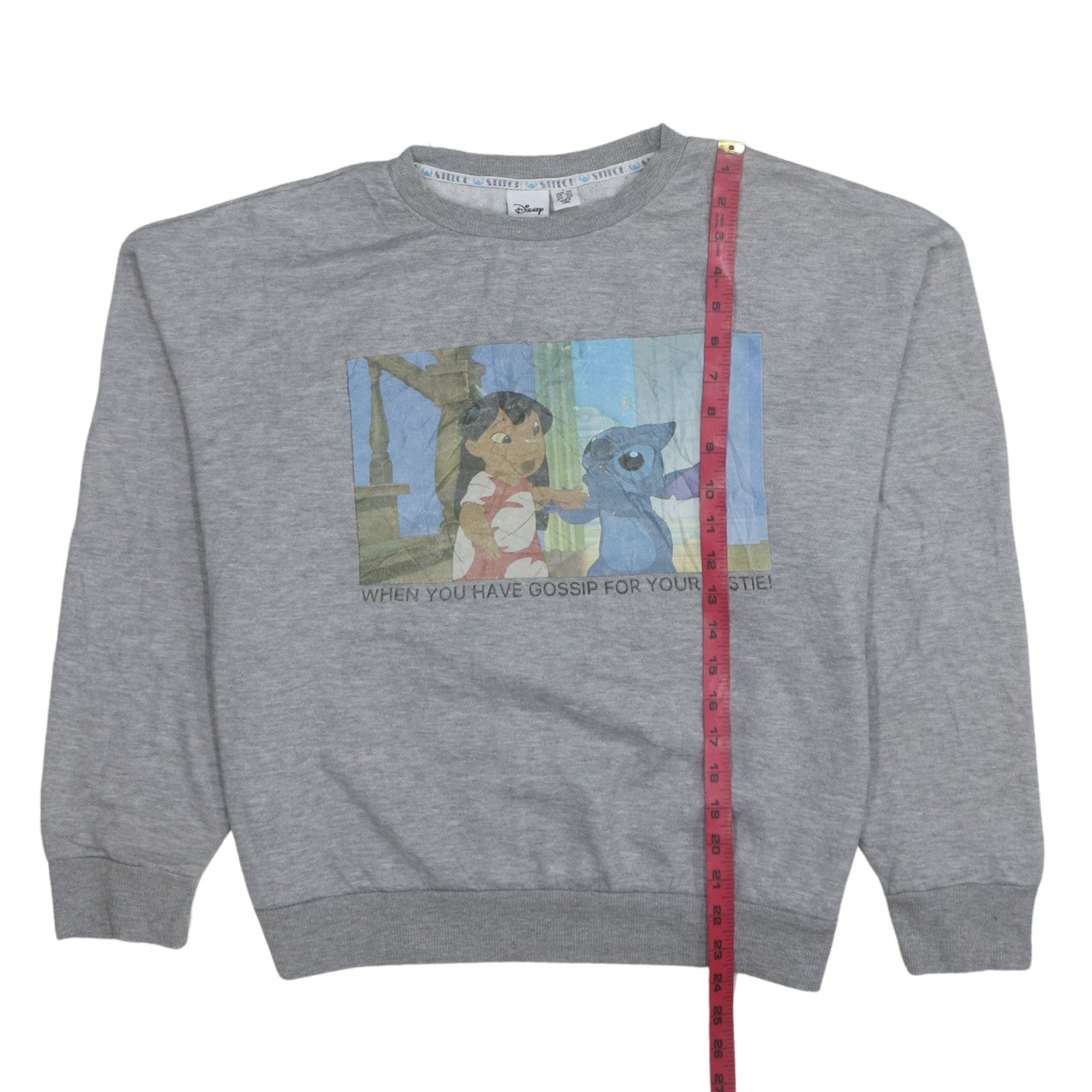 Womens UK Size L Disney Grey Pullover Sweatshirt