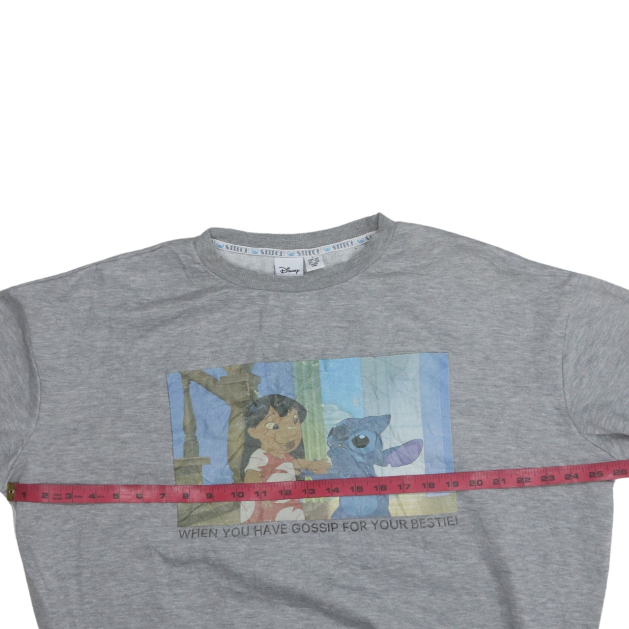 Womens UK Size L Disney Grey Pullover Sweatshirt