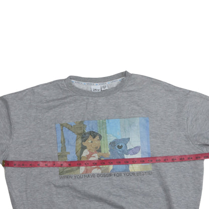 Womens UK Size L Disney Grey Pullover Sweatshirt
