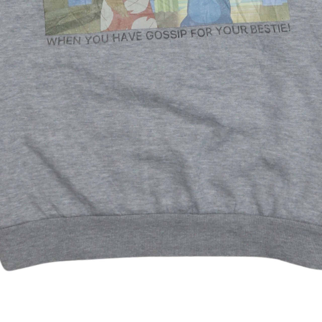 Womens UK Size L Disney Grey Pullover Sweatshirt