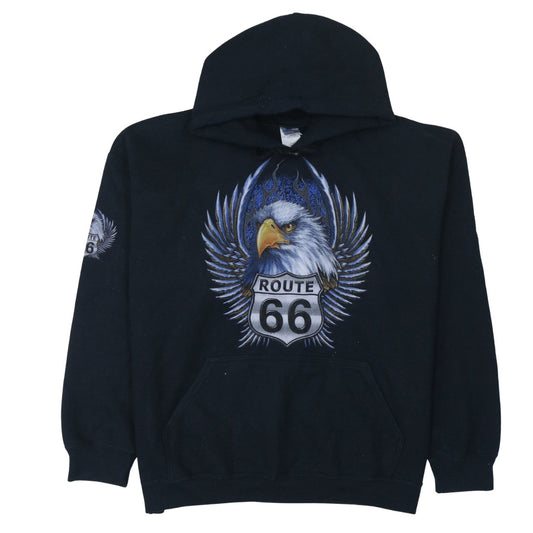 Mens UK Size XL Gildan Black Pullover Hoodie