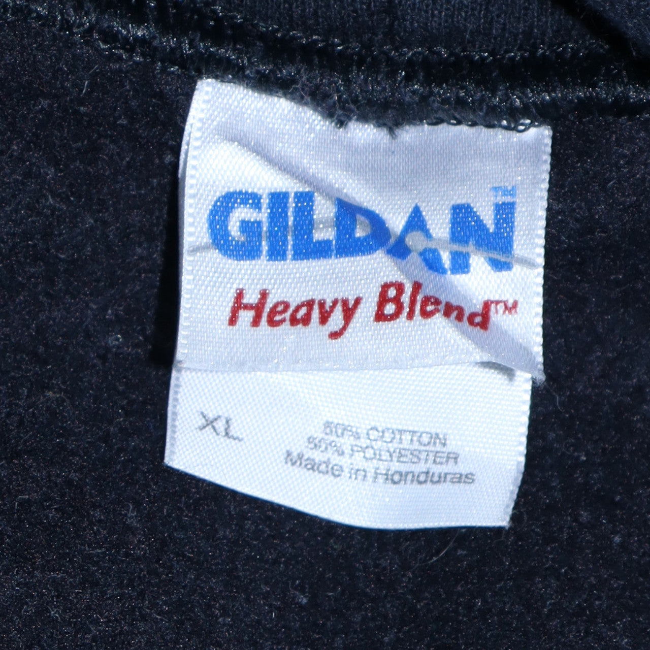 Mens UK Size XL Gildan Black Pullover Hoodie