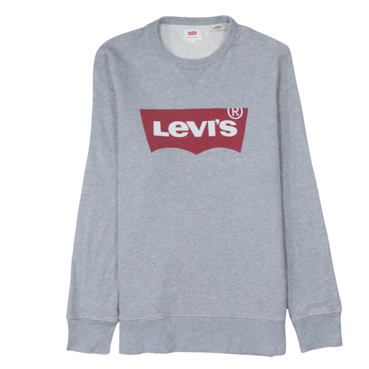 Mens UK Size S Levi's Grey Pullover Sweatshirt