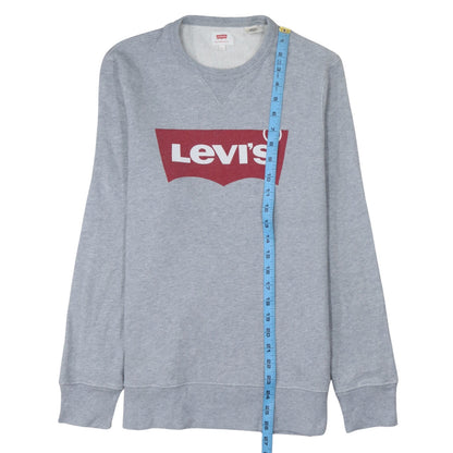 Mens UK Size S Levi's Grey Pullover Sweatshirt