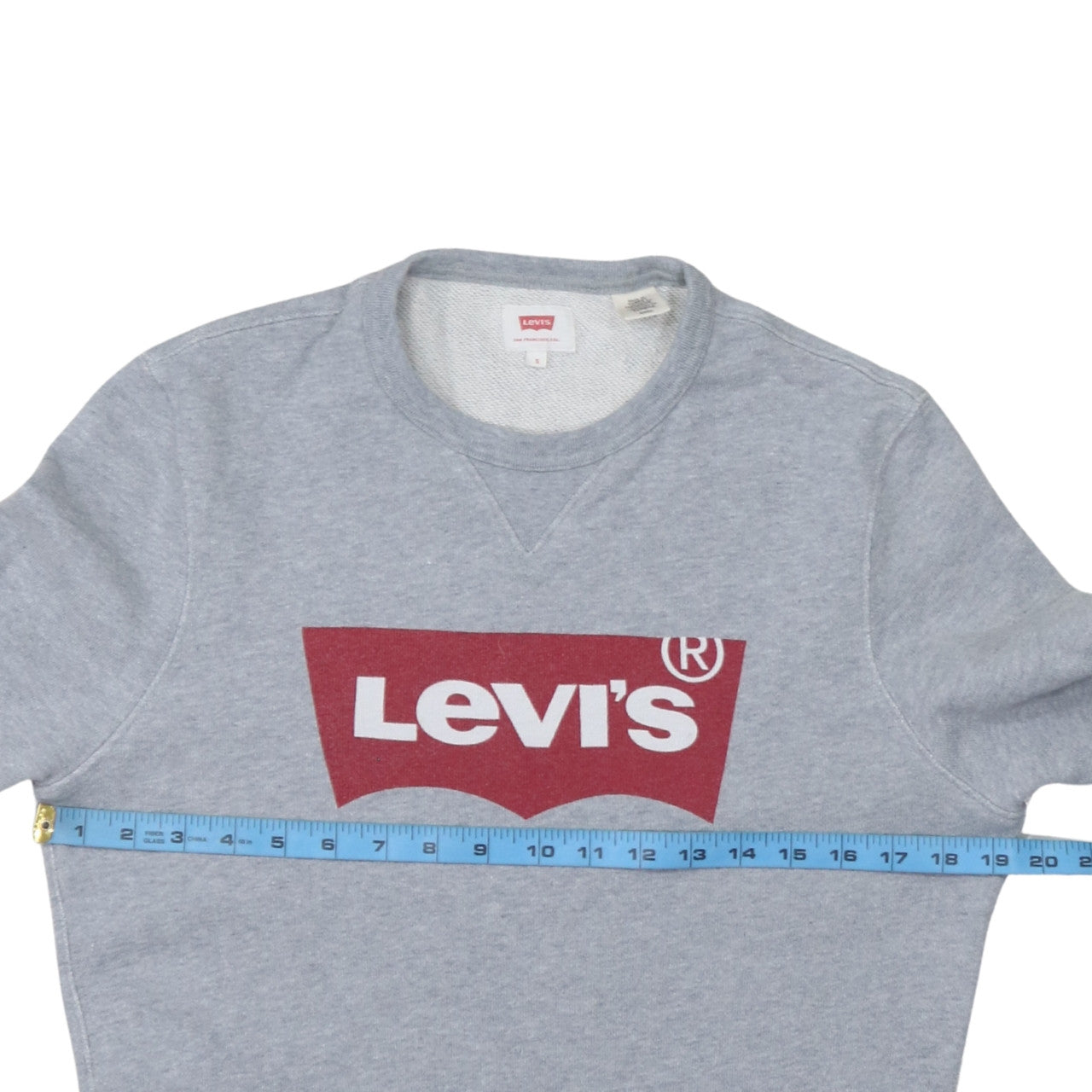 Mens UK Size S Levi's Grey Pullover Sweatshirt