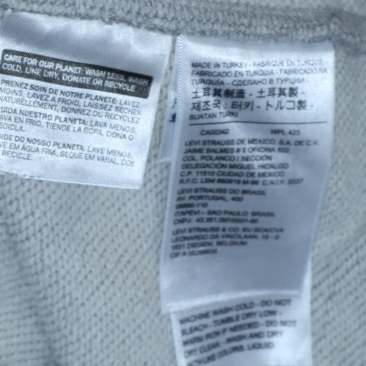 Mens UK Size S Levi's Grey Pullover Sweatshirt