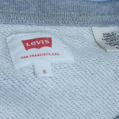 Mens UK Size S Levi's Grey Pullover Sweatshirt