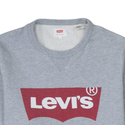 Mens UK Size S Levi's Grey Pullover Sweatshirt