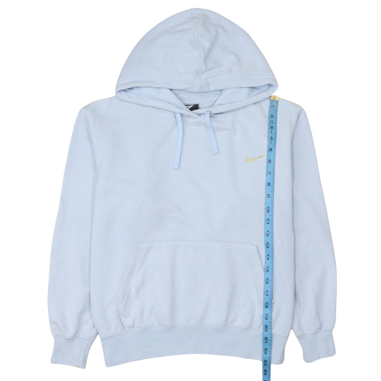 Mens UK Size M Nike Blue Pullover Hoodie