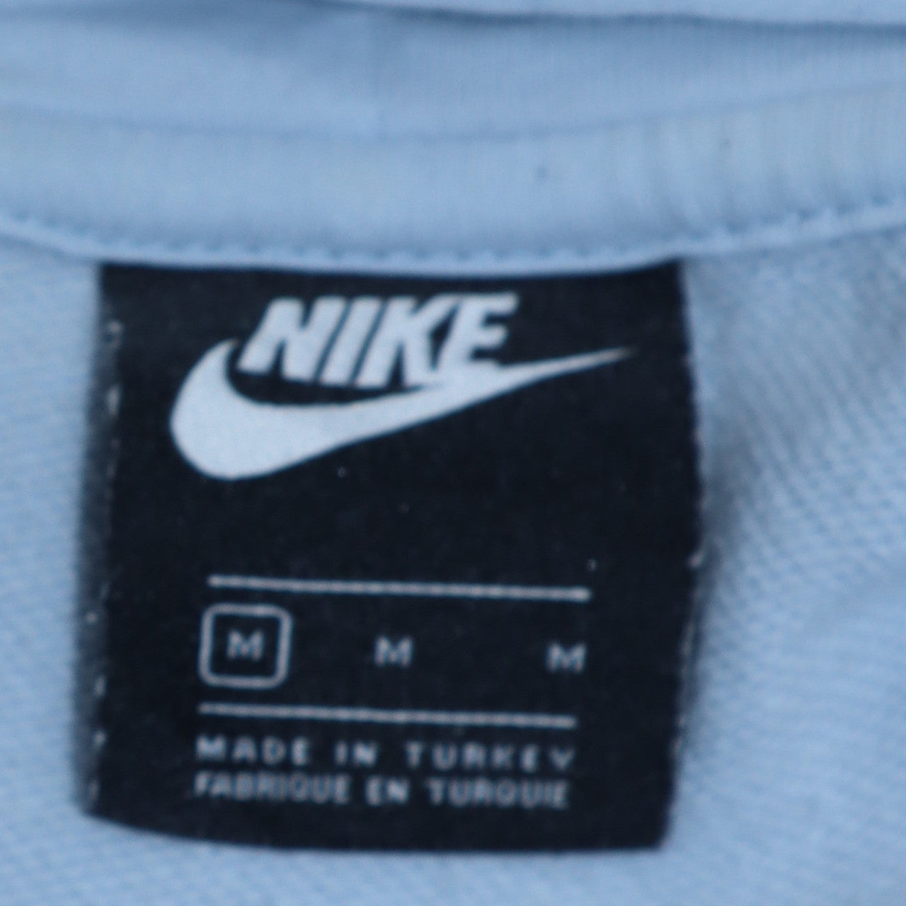 Mens UK Size M Nike Blue Pullover Hoodie