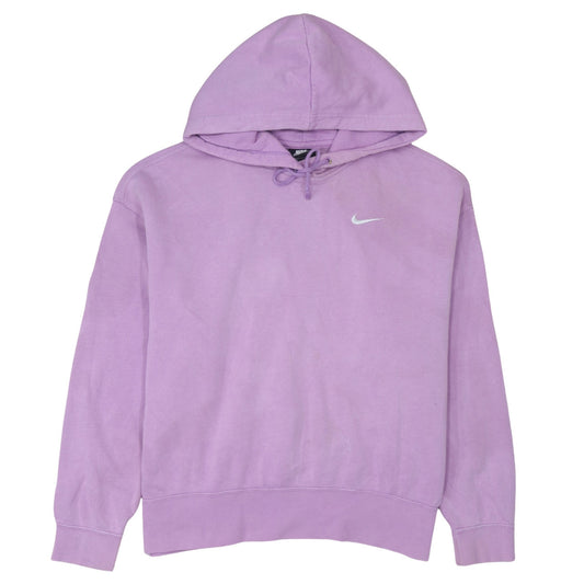 Womens UK Size L Nike Purple Pullover Hoodie