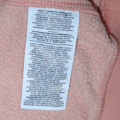 Womens UK Size S Nike Pink Pullover Hoodie