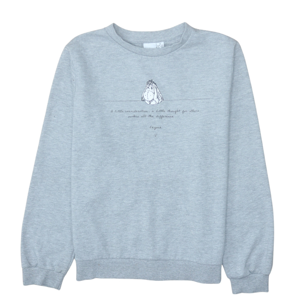 Womens UK Size 12/14 Primark Grey Pullover Sweatshirt