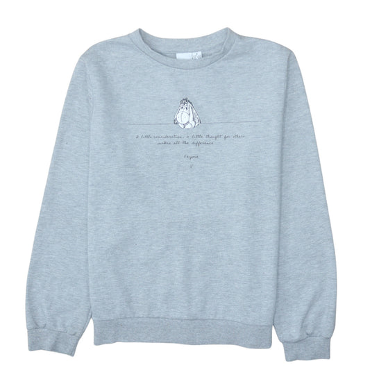 Womens UK Size 12/14 Primark Grey Pullover Sweatshirt