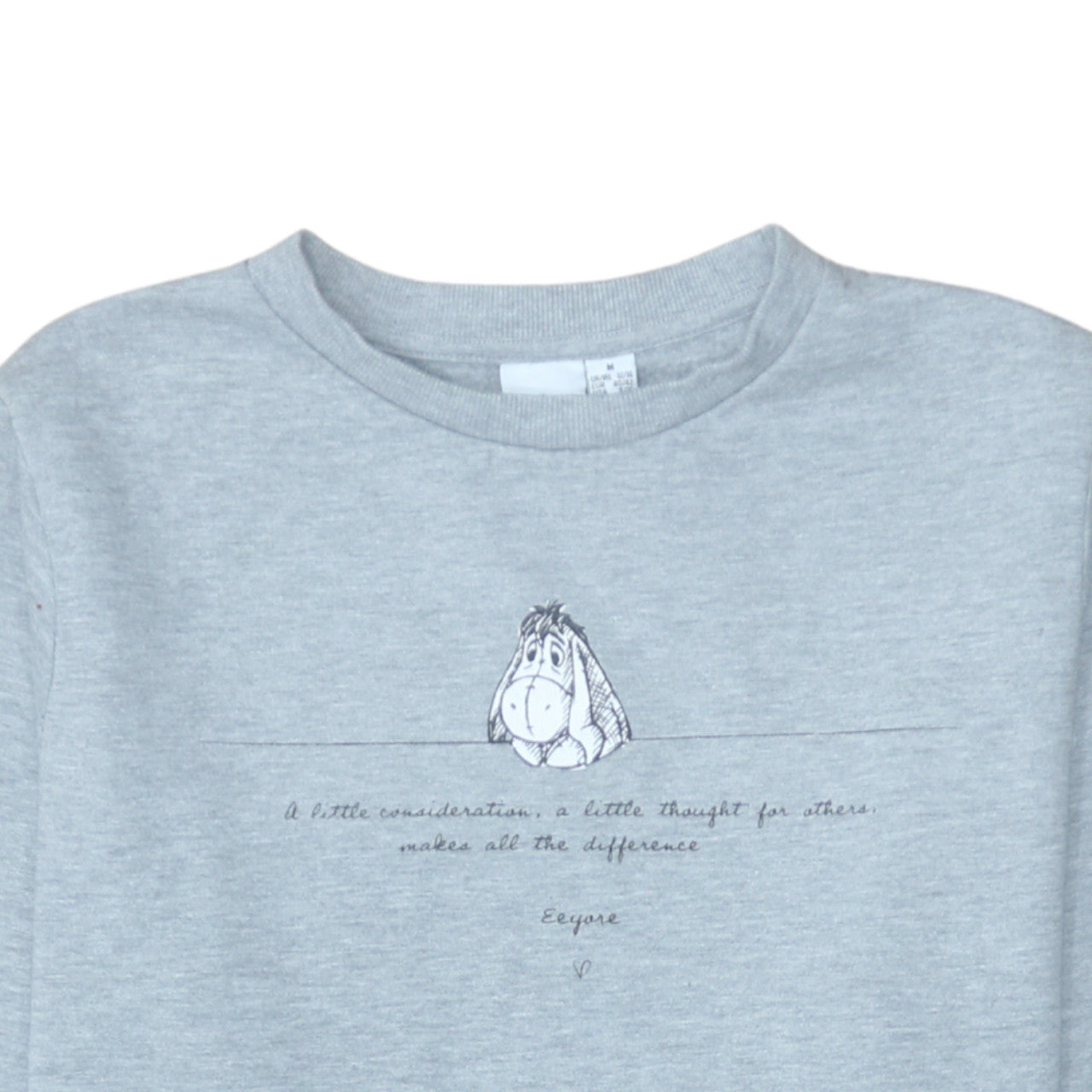 Womens UK Size 12/14 Primark Grey Pullover Sweatshirt