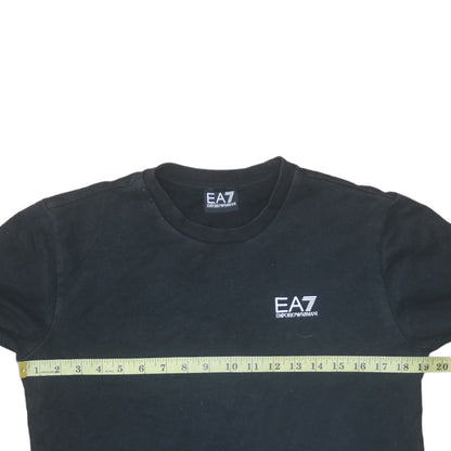 Mens UK Size M Emporio Armani Black Pullover Sweatshirt