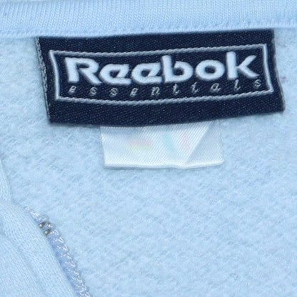 Womens UK Size M Reebok Blue Full Zip Hoodie