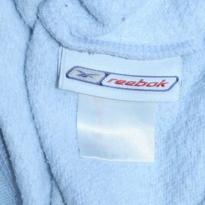 Womens UK Size M Reebok Blue Full Zip Hoodie