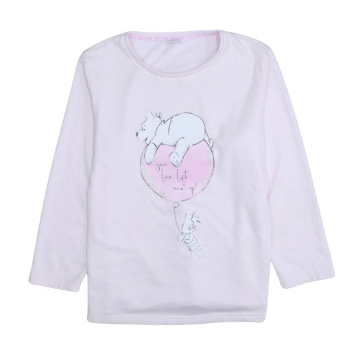 Womens UK Size 16 Disney Pink Pullover Sweatshirt